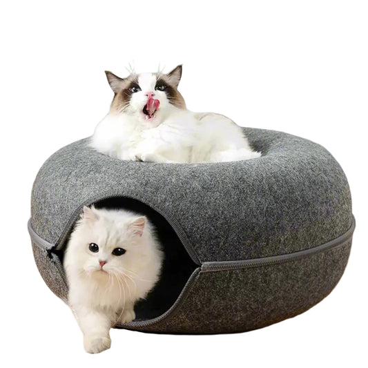 Donut Interactive Cat Bed